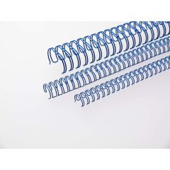 TPPS Binding Ring Wire 3:1, 14.3mm(9/16"), 34 Loops, Blue (Pack of 100)