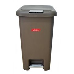 Brooks BKS PDL 073 Pedal Bin -  Coffee Brown - 15 Liter