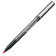 Uni-ball UB-155 Micro Deluxe Roller ball Pen - Red - 0.5 mm (Pack of 12)