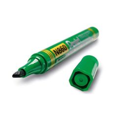 Pentel N860 Permanent Marker - Chisel Tip - Green (Pack of 12)