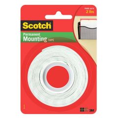 3M Scotch 110 Heavy Duty Mounting Tape - 1/2" x 75"