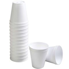 Hotpack 8Oz Foam Cup - White (Pack of 50)