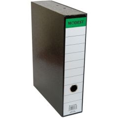 Modest MS 318 Laminated Rigid Box File  - A4 - Black - 1 Piece
