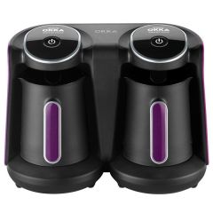 Okka OK-006-MD Arzum Minio Duo Turkish Coffee Maker - Black & Purple