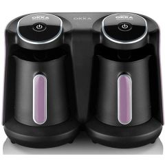 Okka OK-006-D Arzum Minio Duo Turkish Coffee Maker - Black & Rose