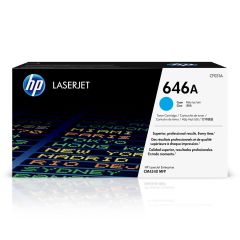 HP CF031A 646A Cyan Original LaserJet Toner Cartridge