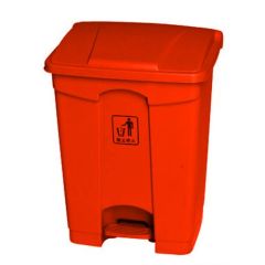 Hygiene System AF07317 Garbage Can with Pedal - Red - 68 Liter