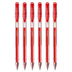 Uni-ball UM-100 Signo Gel Ink Pen - 0.5 mm - Red (Pack of 12)