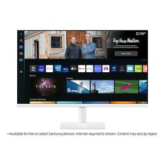 Samsung LS32BM501EMXUE White Flat Monitor Smart TV – 32 inch