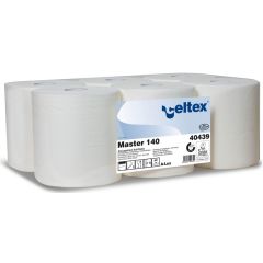 Celtex C40439 Master Auto Cut Hand Towel Roll - 2 Ply (Pack of 6)