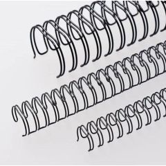 TPPS Binding wire 2:1, 38mm (1-1/2" ), 23 Loops, Black(Pack of 50)