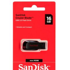 SanDisk Cruzer Blade USB 2.0 Flash Drive, 16GB