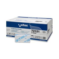 Celtex C72121 V Trend 2-Ply Hand Towel - 22 x 22cm - 210 Sheets x (Box of 15)