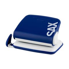 Sax 0-318-14 2-Hole Punch - 15 Sheets Capacity - Blue