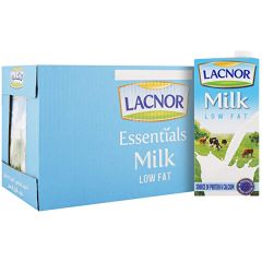 Lacnor Low Fat Milk - 1 Liter x (Pack of 12)