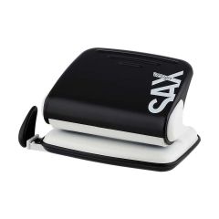 Sax 0-318-19 2-Hole Punch - 15 Sheets Capacity - Black