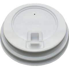 Falcon MPLLI075 Lid For 8Oz Ripple/HD Paper Cup - White (Pack of 1000)