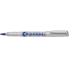 Pentel NMS51 CD/DVD Marker - 2.0mm Bullet Point  - Blue (Pack of 12)