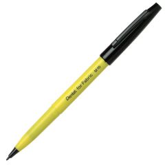 Pentel M10 Fine Fabric Marker - 2.0mm Bullet Point - Black (Pack of 12)