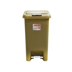 Brooks BKS PDL 072 Plastic Pedal Bin  - Green - 10 Liter