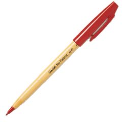 Pentel M10 Fine Fabric Marker - 2.0mm Bullet Point - Red (Pack of 12)