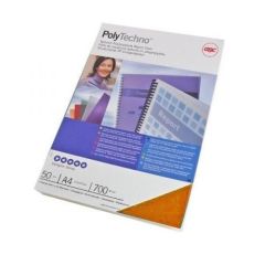 GBC IB387210 PolyTech Cover, 700 Micron, A4 White Pack of 50