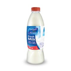Almarai Low Fat Fresh Milk - 1 Liter Bottled