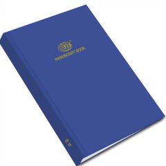 FIS FSMNFS7Q 7-Quire 8mm Single Ruled Manuscript Book - 336 Sheets - F/S