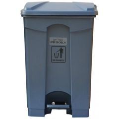 Brooks BKS PDL 295 Bio-hazard Waste Bin with Pedal - Grey -  45 Liter