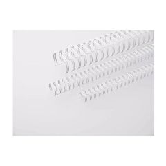 TPPS Binding wire 2:1, 38mm (1-1/2" ), 23 Loops, White(Pack of 50)