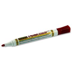 Pentel MW85 White Board Marker - Bullet Tip - Red (Pack of 12)