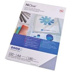 GBC 78500307 PVC Cover, 300 Micron, A3 Super Clear Pack of 100