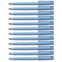 Uni-ball UB100 Liquid Ink Rollerball Pen - 0.7 mm Ball - Black (Pack of 12)