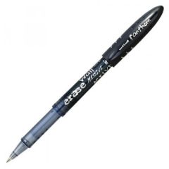 Uni-ball UF-202 Fanthom Erasable Rollerball Pen - 0.5 mm Ball - Black (Pack of 12)