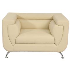 Mazaya MF 0120 Single Seater Sofa (Color as your choice in Fabric or Leather)