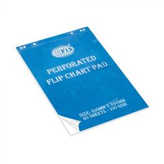 FIS FSFC20-B White Flip Chart Pad - 100GSM - 585mm x 810mm - 20 Sheets