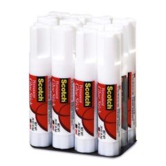 3M 6020-12D Scotch Permanent Glue Stick - 20 Grams x (Pack of 12)