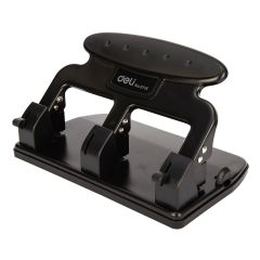 Deli E0116 3-Hole Punch - 35 Sheets - Black 