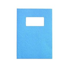 GBC 46705E Leather Grain Cover, A4 Black Window Pack of 50