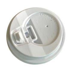 Fufu 4Oz Ripple Paper Cup Lid - White (Pack of 1000)