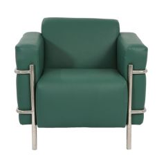 Mazaya MF 06021 Single Seater Sofa (Color as your choice in Fabric or Leather)