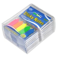 FIS FSPOFIP6 Arrow Film Index - 12 x 45mm - 25 Sheets x 5 Colors (30 Pads / Pack)