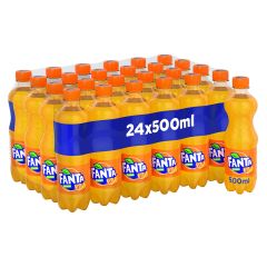 Fanta Orange - 500ml Pet Bottle x (Pack of 24)