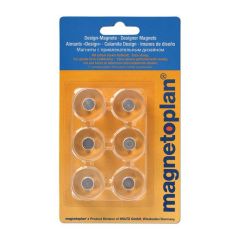 Magnetoplan COP 1680025 Innovative Design Magnet - 25mm(D) (Pack of 6)