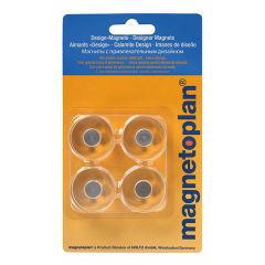 Magnetoplan COP 1680030 Innovative Design Magnet - 30mm(D) (Pack of 4)