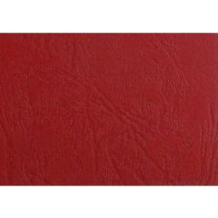 GBC CE040031 Leather Grain Cover, A4 Red Pack of 100