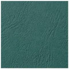 GBC CE040045 Leather Grain Cover, A4 Dark Green Pack of 100