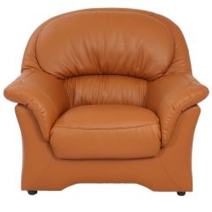 Mazaya MF 06023 Single Seater Sofa (Color as your choice in Fabric or Leather)