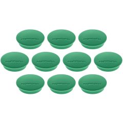 Magnetoplan COP 1664505 Discofix Hobby Magnet - 25mm(D) x 8mm - Green (Pack of 10)