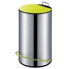 Hygiene System JF960076 Pedal Bin - Green - 5 Liter